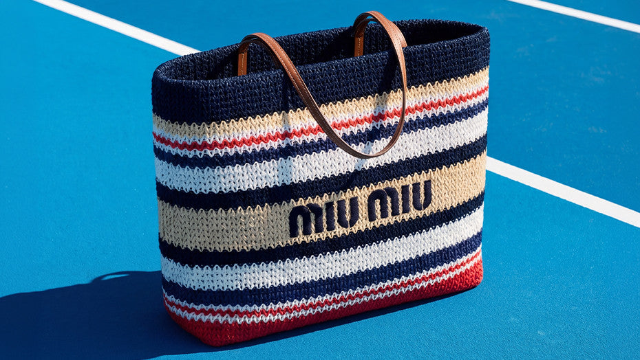 Miu Miu Crochet tote bag – Luisa World