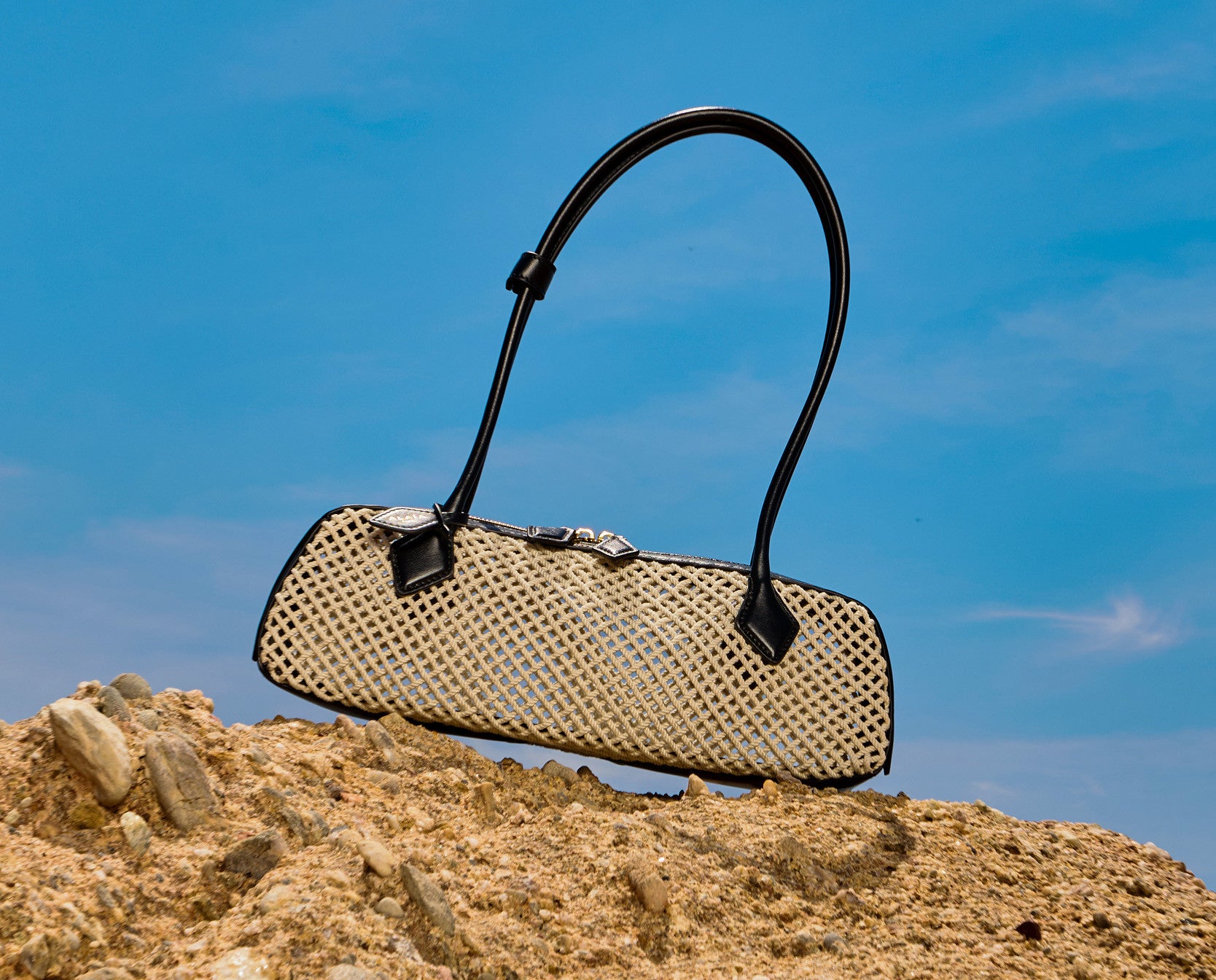 DOLCE & GABBANA Dolce & Gabbana My Sicily raffia crochet handbag