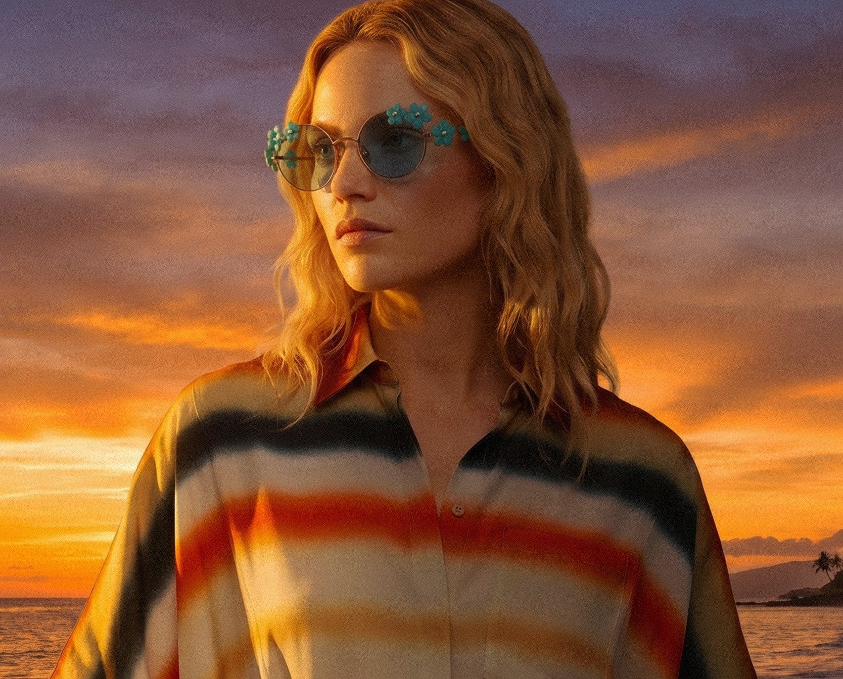 Gucci Eyewear Bamboo frame sunglasses – Luisa World