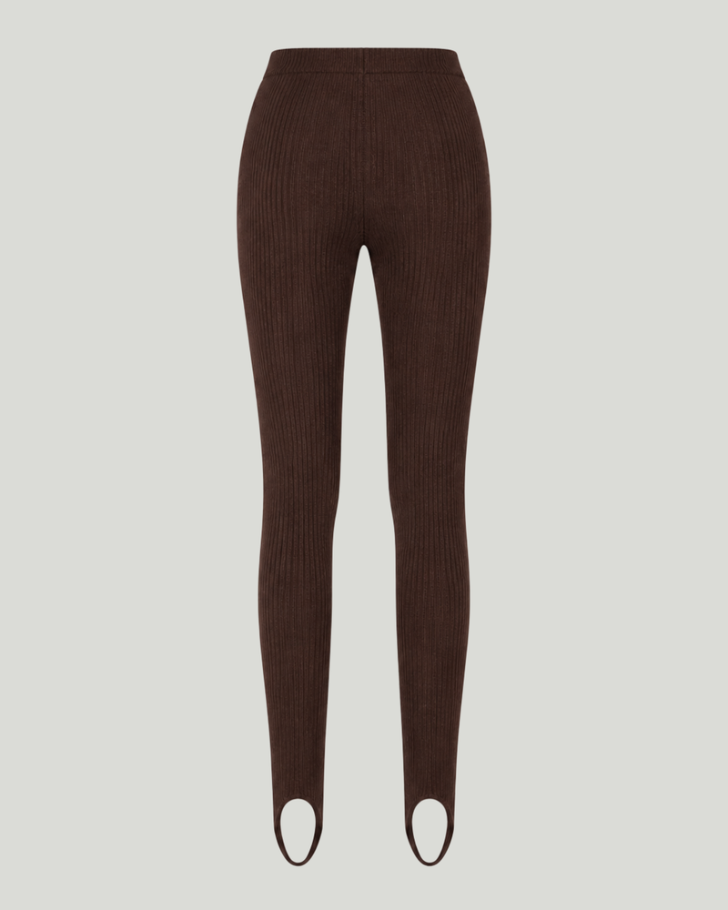 The Frankie Shop Piuma knit stirrup leggings