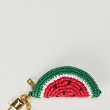 Dolce & Gabbana Raffia charm key ring