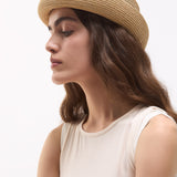 Amphora Collection Paper hat with turned brim