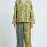 Lingerie silk trousers