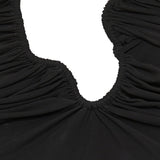 Salacia ruched long sleeve top