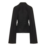 Salacia ruched long sleeve top