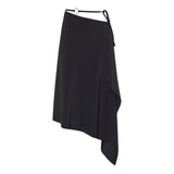 Coco sarong asymmetrical midi skirt