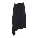 Coco sarong asymmetrical midi skirt