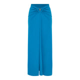 Orbit embellished ruched maxi skirt