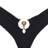 Ruched orbit high brief