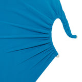 Ruched crescent high-waist bikini bottom