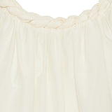 Garino silk voile gathered top