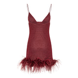 Lumière crystal strappy dress