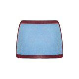 Ruched crescent jersey shorts