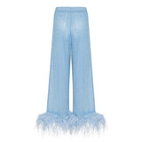 Lumière plumage trousers