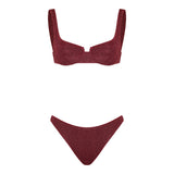 Ruched crescent jersey shorts