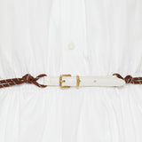 Poplin midi shirt-dress