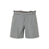 Checked technical fabric bermudas