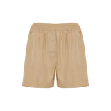 Logo cotton poplin shorts