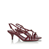 Patent leather sandals