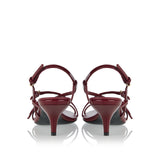 Patent leather sandals