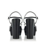 Leather platform sandals