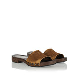 Patent leather sandals