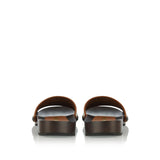 Patent leather sandals