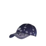 Bandana print baseball cap