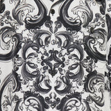 Majolica-print silk twill hawaii shirt