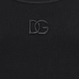 Cotton tank top with embroidery