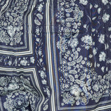 Printed silk bermuda
