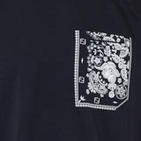 Bandana-print pocket t-shirt