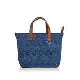 FF jacquard zip-up small tote bag