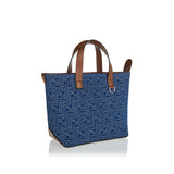 FF jacquard zip-up small tote bag