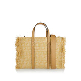 Summer Tote raffia FF jacquard tote
