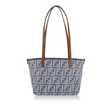 Roll FF jacquard reversible small tote
