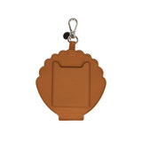Shell leather charm