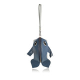 Fish-shaped leather toiletry case