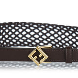 FF Diamonds leather belt