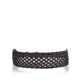 FF Diamonds leather belt