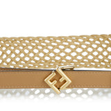 FF Diamonds leather belt