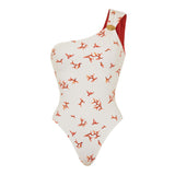 One-shoulder swimsuit