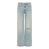 Birkin mid‑rise straight leg jeans