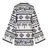 Temple embroidered mini dress