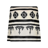Roots wrap-effect mini skirt