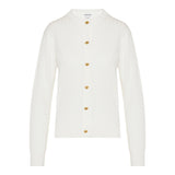 Wool ribbed cardigan