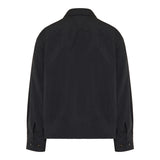 Fine wool kimono blouson
