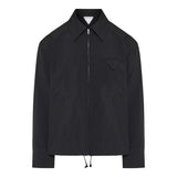 Fine wool kimono blouson