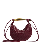 Baby Sardine Intrecciato leather bag