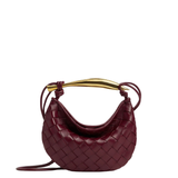 Baby Sardine Intrecciato leather bag